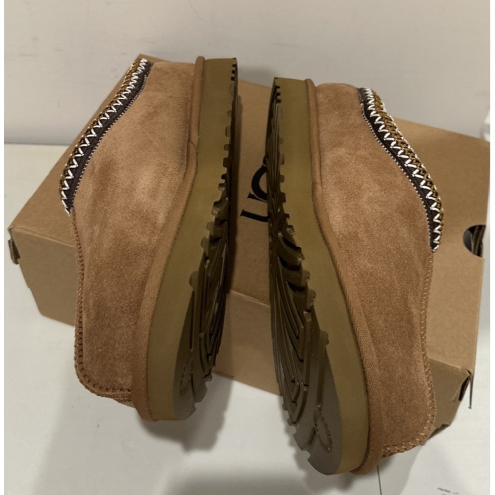 UGG Women Size 10 Tasman II Chestnut Braided Suede Slippers Shoes Cozy SN1174470 - Picture 6 of 14